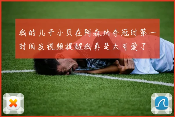 我的儿子小贝在阿森纳夺冠时第一时间发视频提醒我真是太可爱了